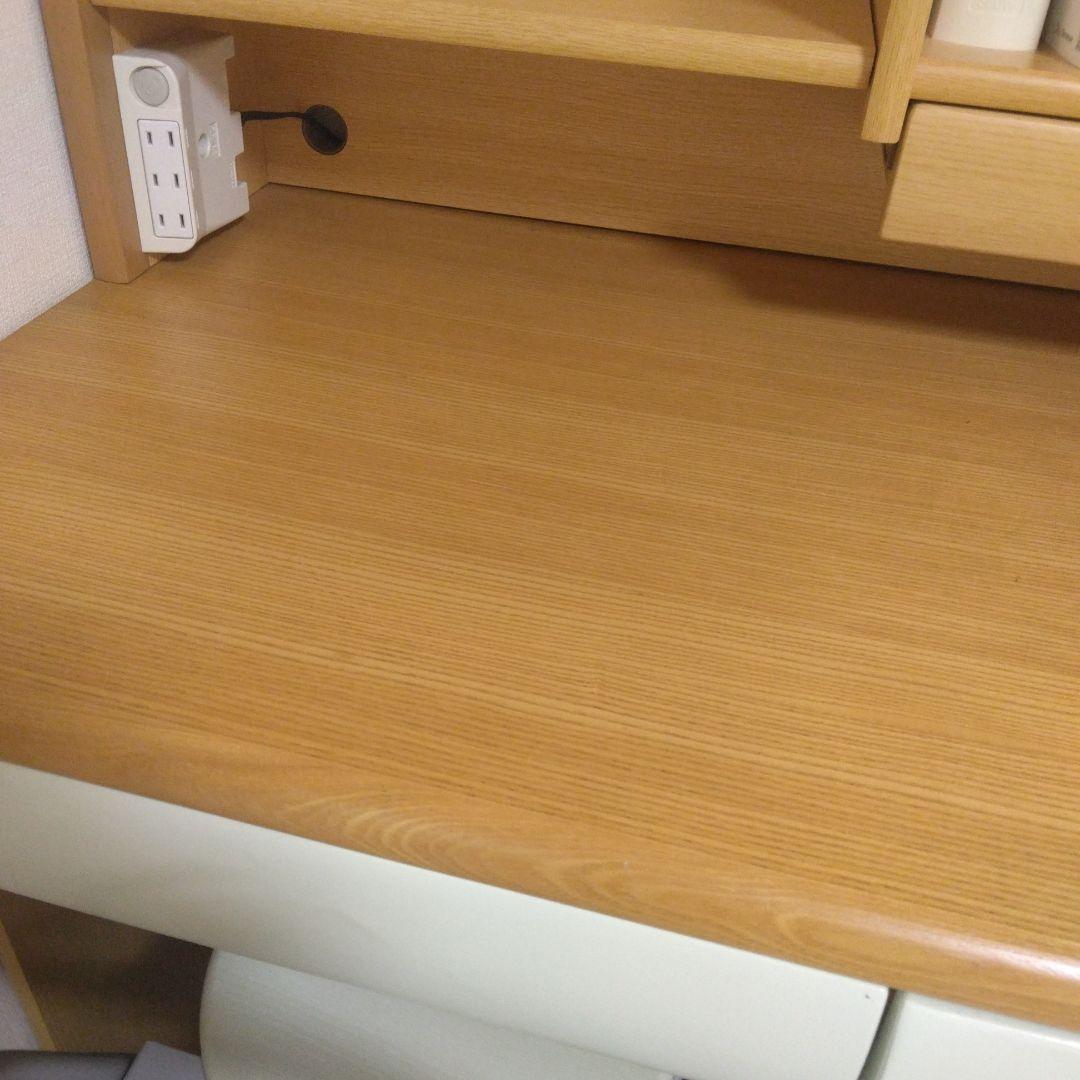 学習机　机　小学生　勉強机　椅子つき　棚つき