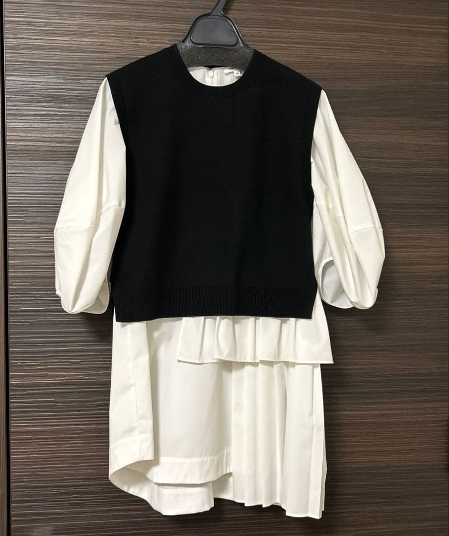 エンフォルド　C/PEブロードレイヤードPULLOVER 38