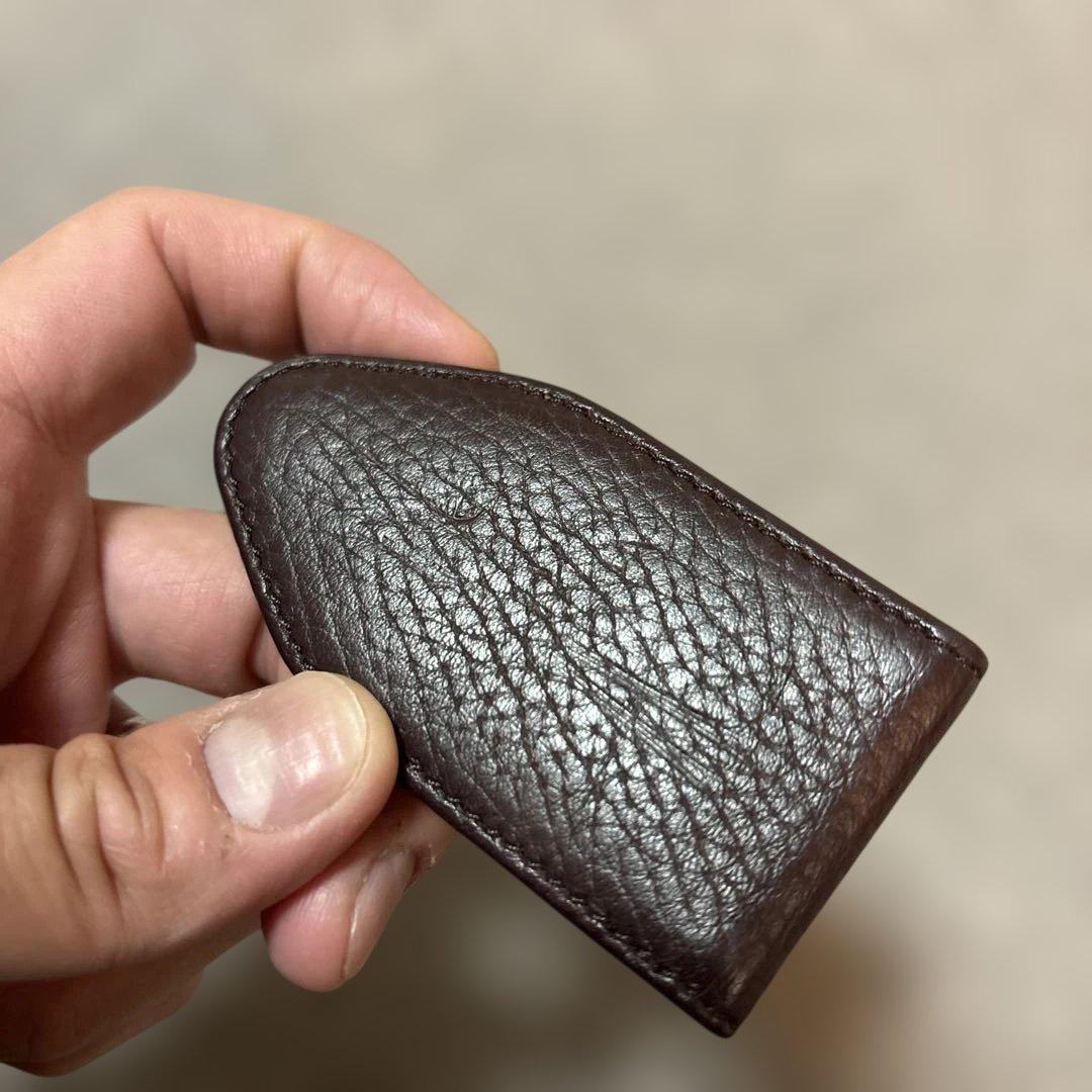 c*u様 【美品】Maison Margiela ダークブラウン マネークリップ