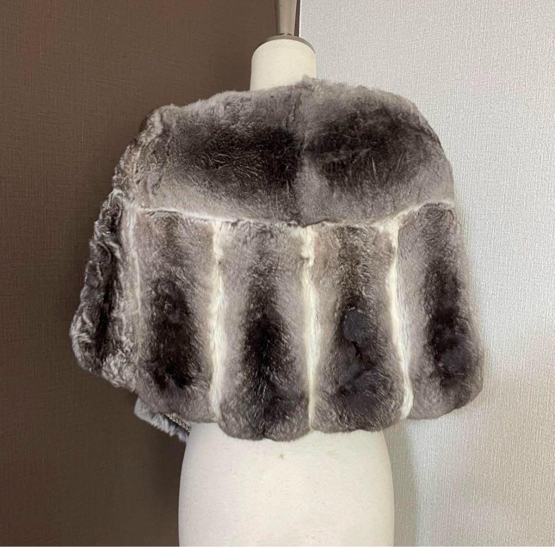 EMPRESS CHINCHILLA ファージャケット　ストール　リアルファー