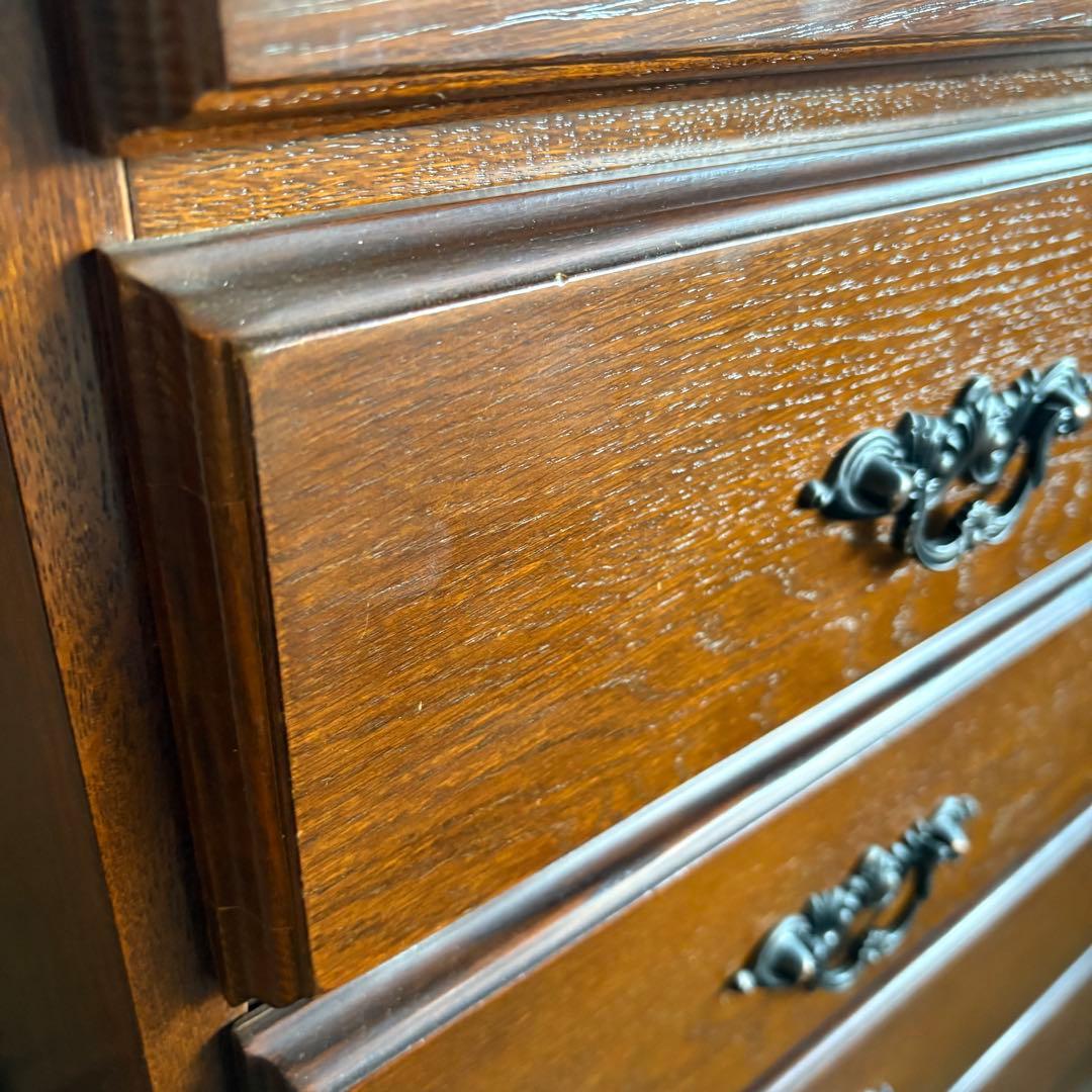 越後民芸家具　5段チェスト　6杯　民芸箪笥　クラシカル　①