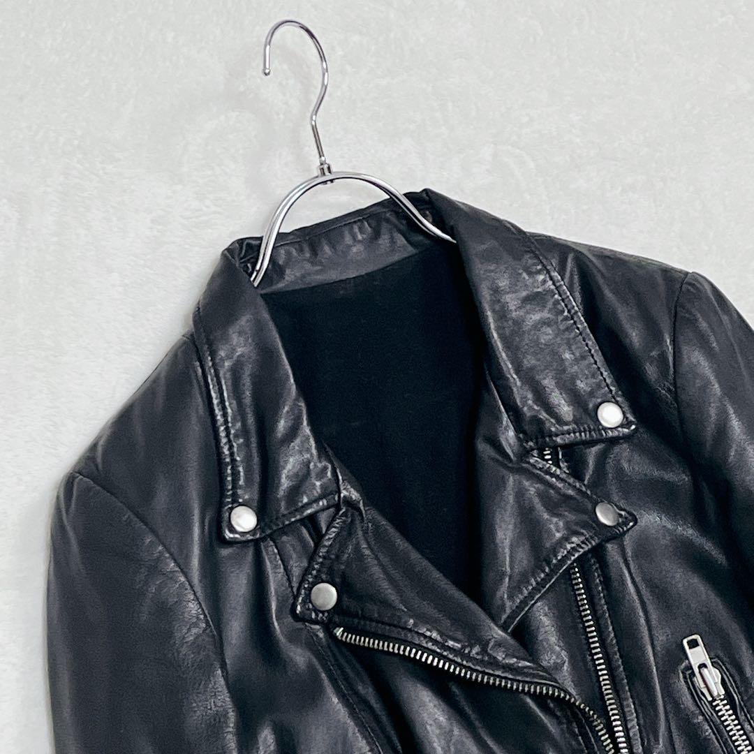 『ドゥーズィエムクラス』s.w.o.r.d ライダースジャケット 羊革 イタリア