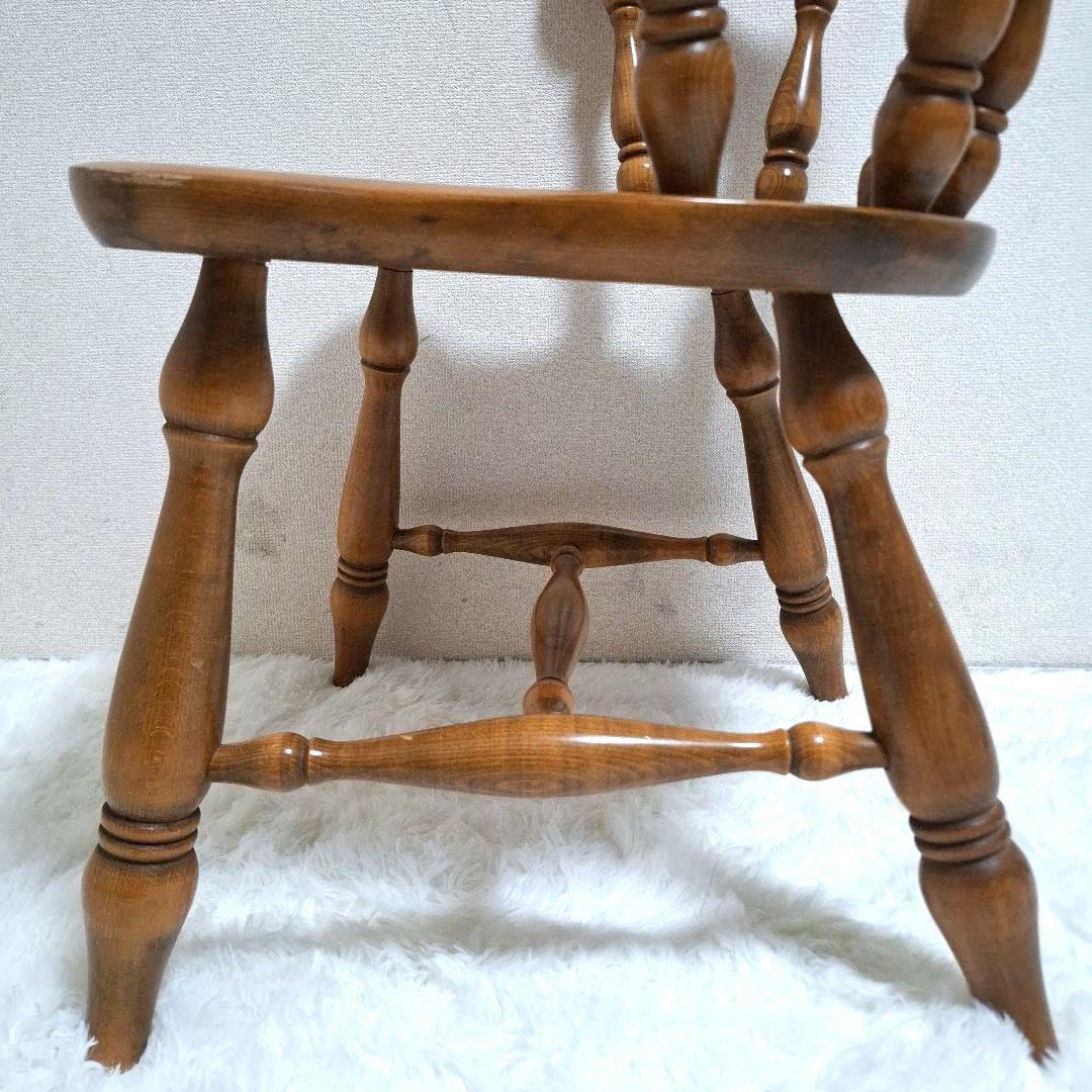 柏木工 木製 背もたれ 肘掛け付き椅子 アームチェア