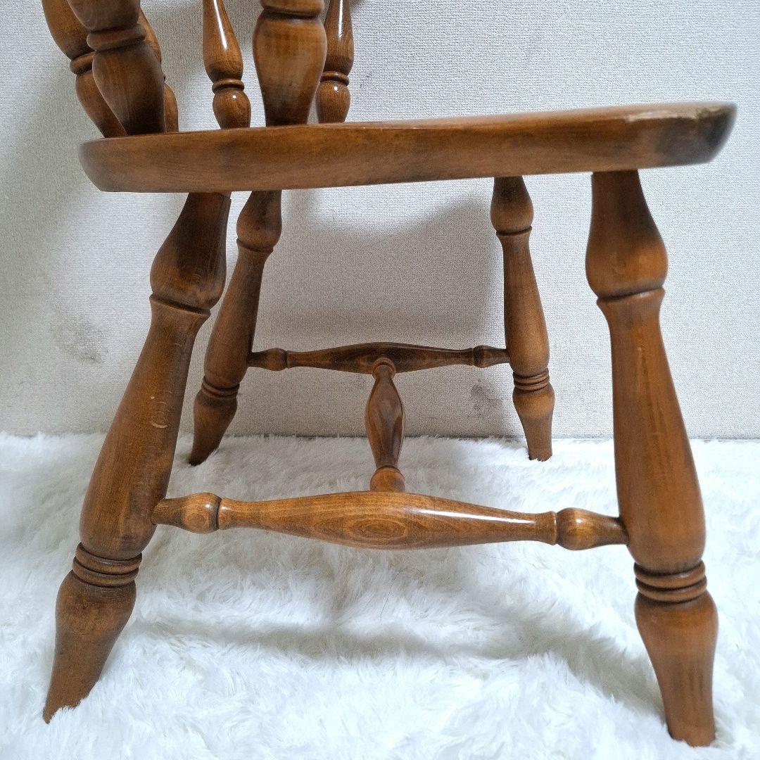 柏木工 木製 背もたれ 肘掛け付き椅子 アームチェア