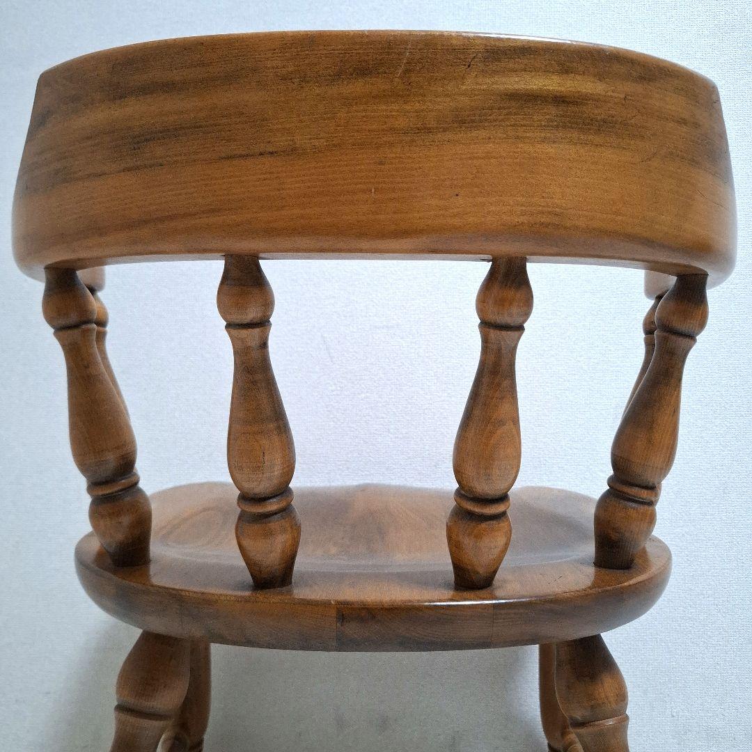 柏木工 木製 背もたれ 肘掛け付き椅子 アームチェア