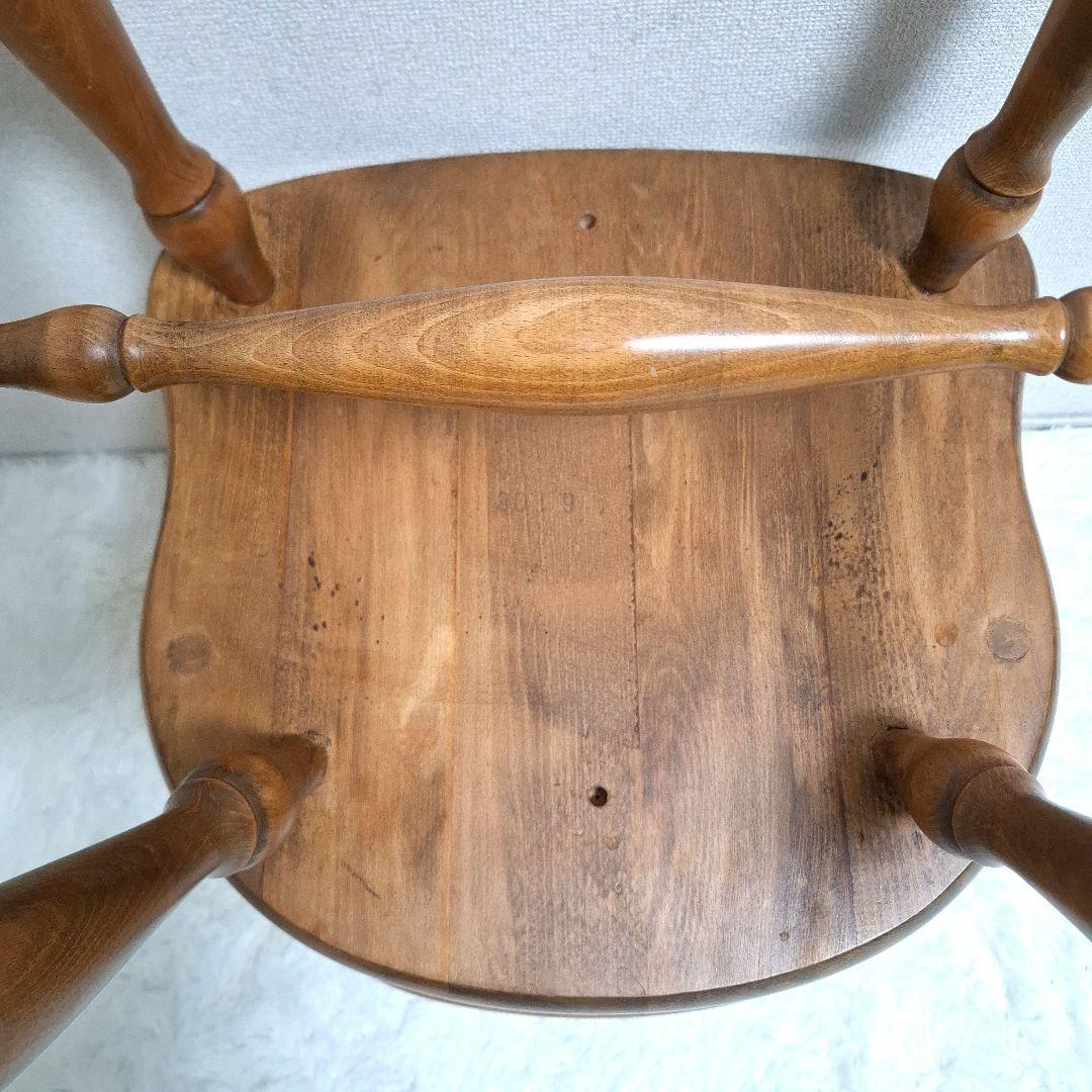 柏木工 木製 背もたれ 肘掛け付き椅子 アームチェア