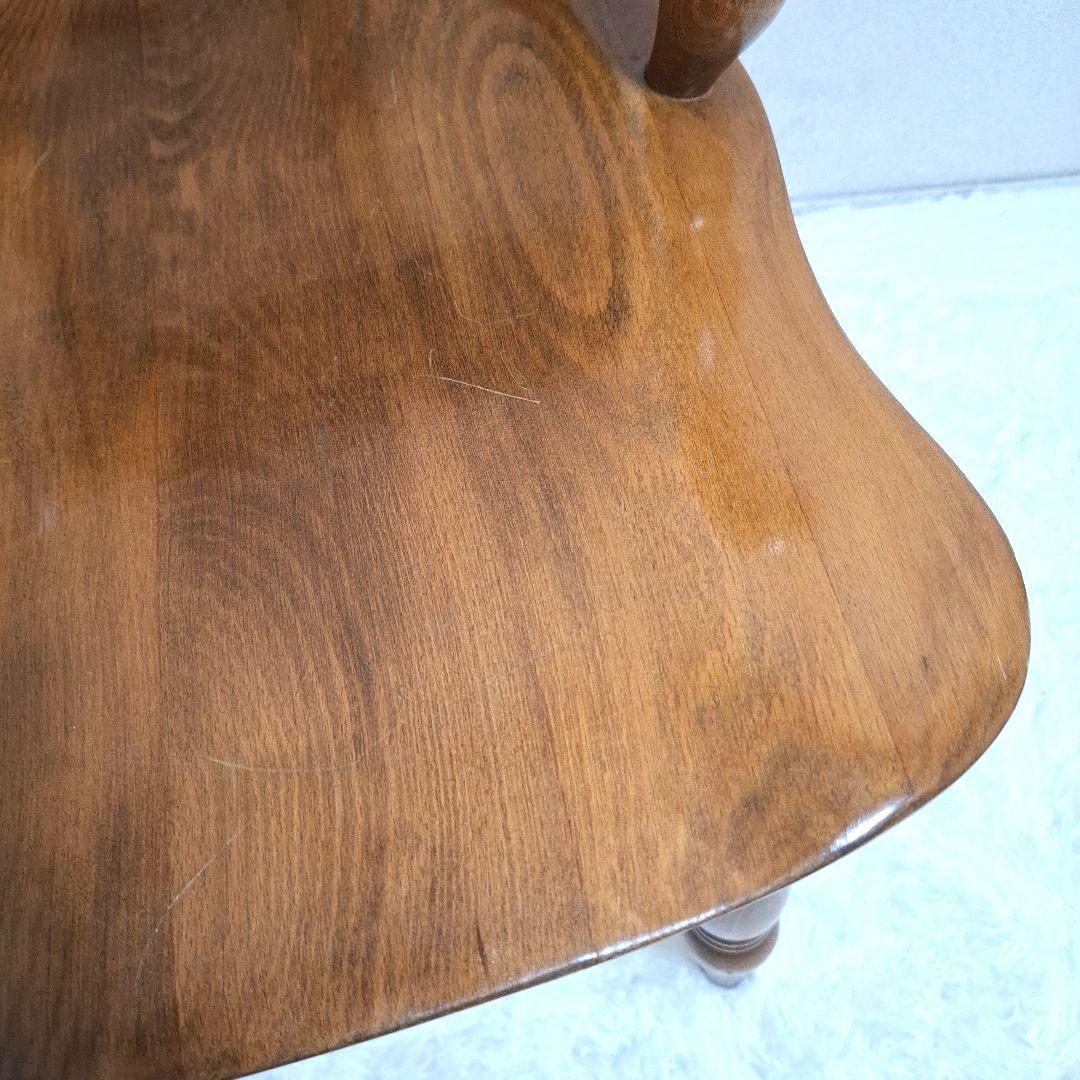 柏木工 木製 背もたれ 肘掛け付き椅子 アームチェア