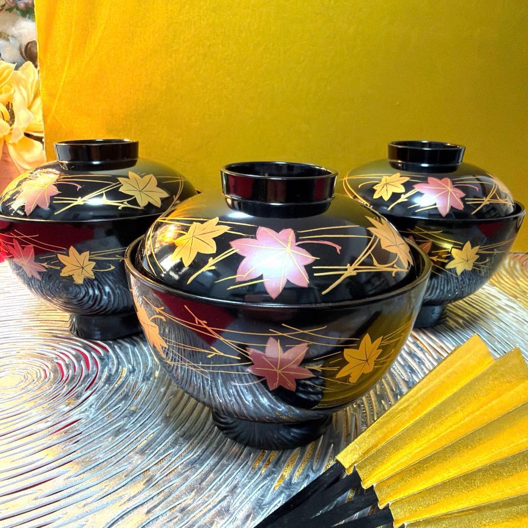 美品たち吉親子鉢　其泉窯(有田焼)賞美堂 蓋付き小丼　お椀 No.5-17