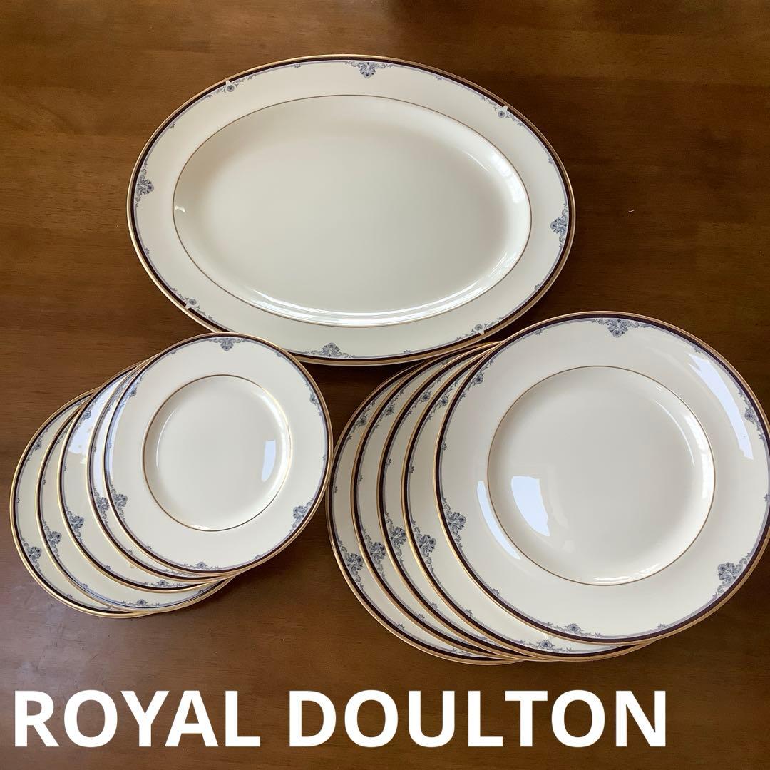 ロイヤルドルトン　プリンストン　プレートセット　英国製
