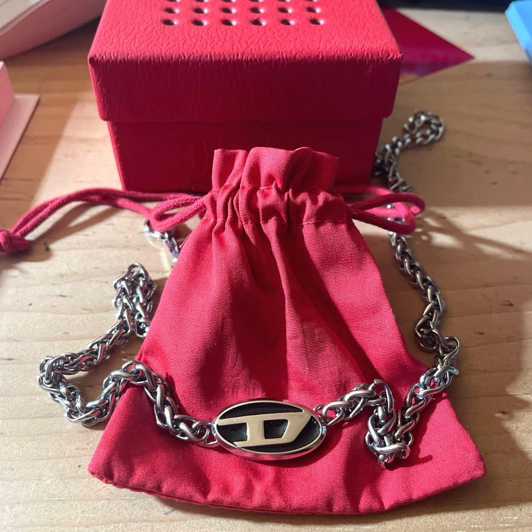 DIESEL ネックレス シルバー
