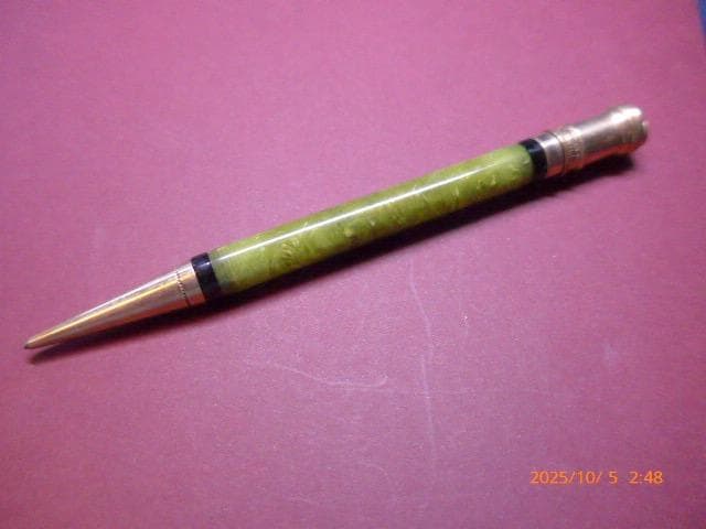 貴重！ヴィンテージ　パーカーのDUOFOLD　マーブル＋金張のシャープペンシル