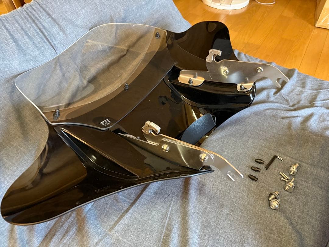 ハーレーFLSTCメンフィスシェードバットウイングフェアリング他