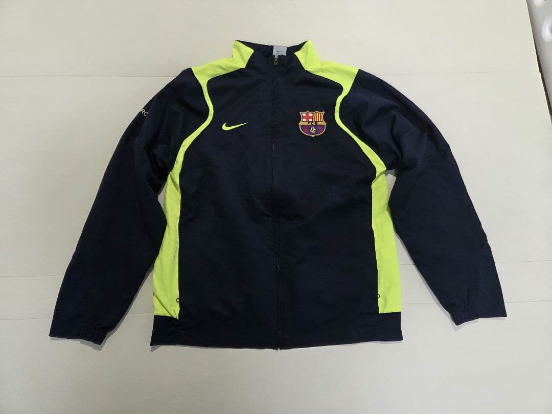 Nike FC Barcelona ジャケット ネイビー/イエロー