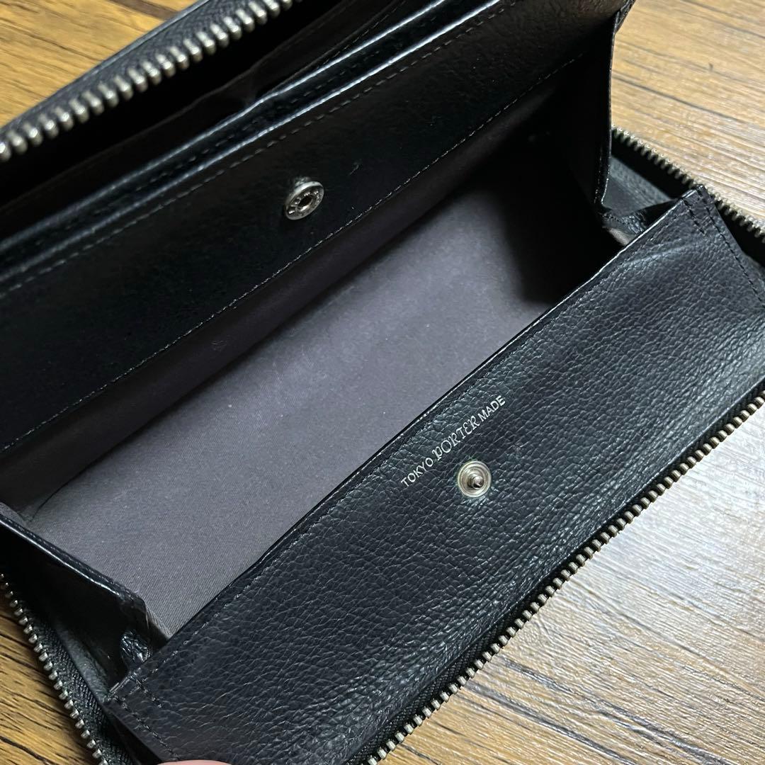 RiOT ！！　PORTER レザー長財布　迷彩柄　メンズ