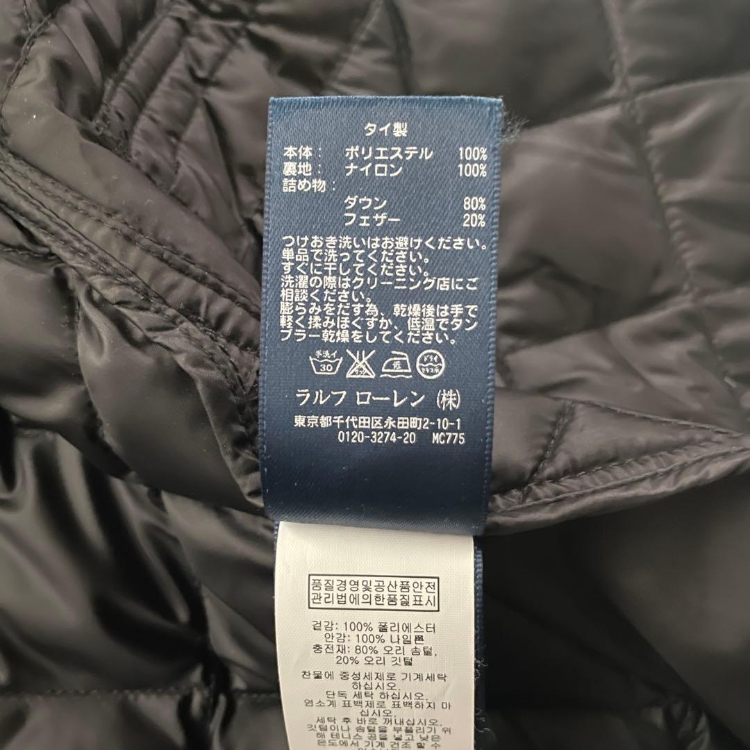 RALPH LAUREN キルティング　金ボタン　　ダウン　ベスト