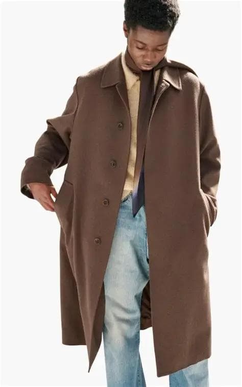 ジャケット・アウター AURALEE BABY CAMEL FLANNEL COAT cashmere