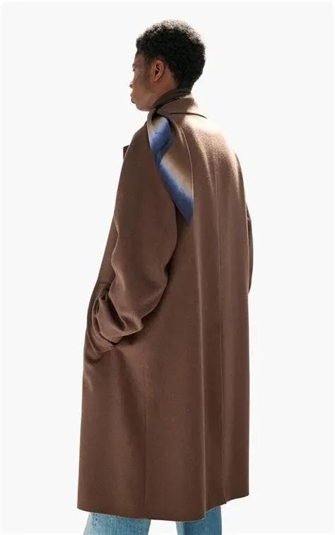 ジャケット・アウター AURALEE BABY CAMEL FLANNEL COAT cashmere