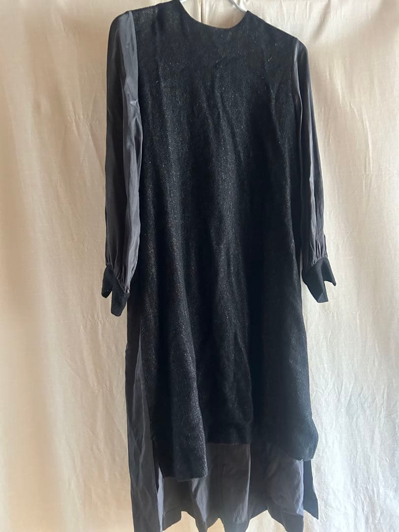 ブラックツイード＆グレーワンピース コズミックワンダー