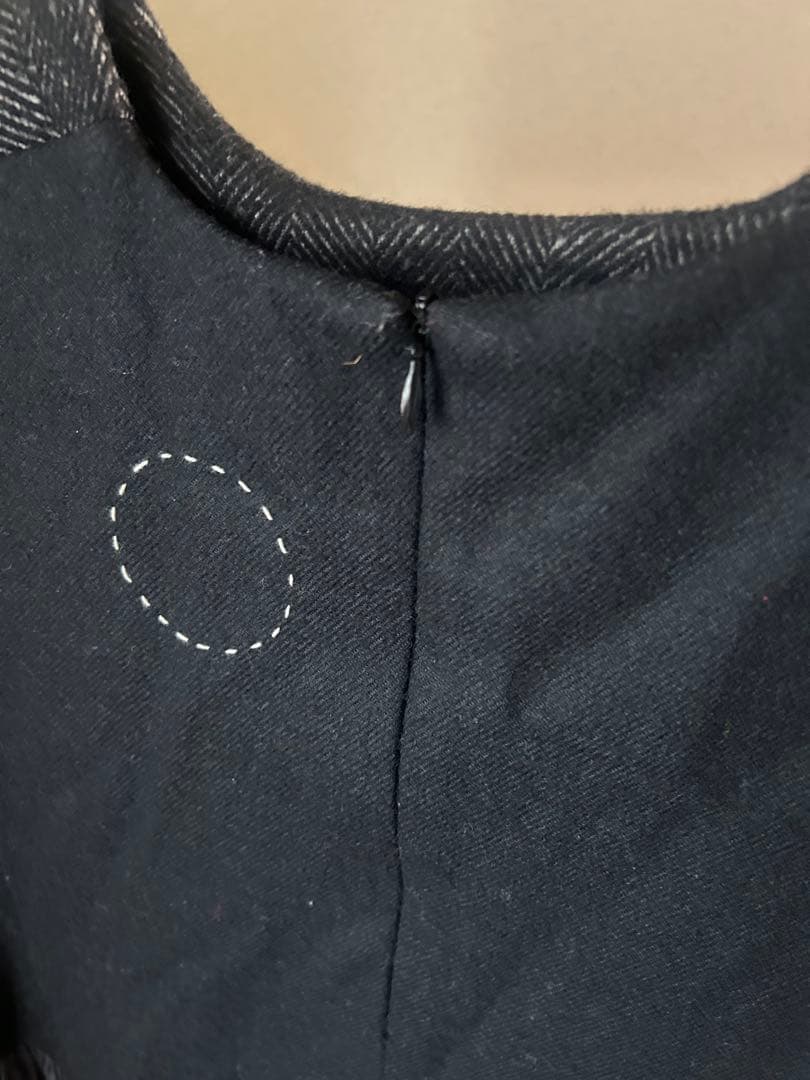 ブラックツイード＆グレーワンピース コズミックワンダー