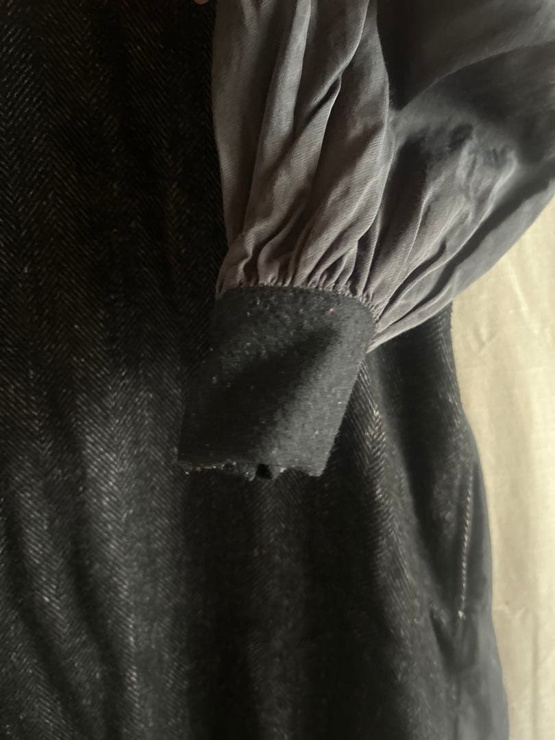 ブラックツイード＆グレーワンピース コズミックワンダー