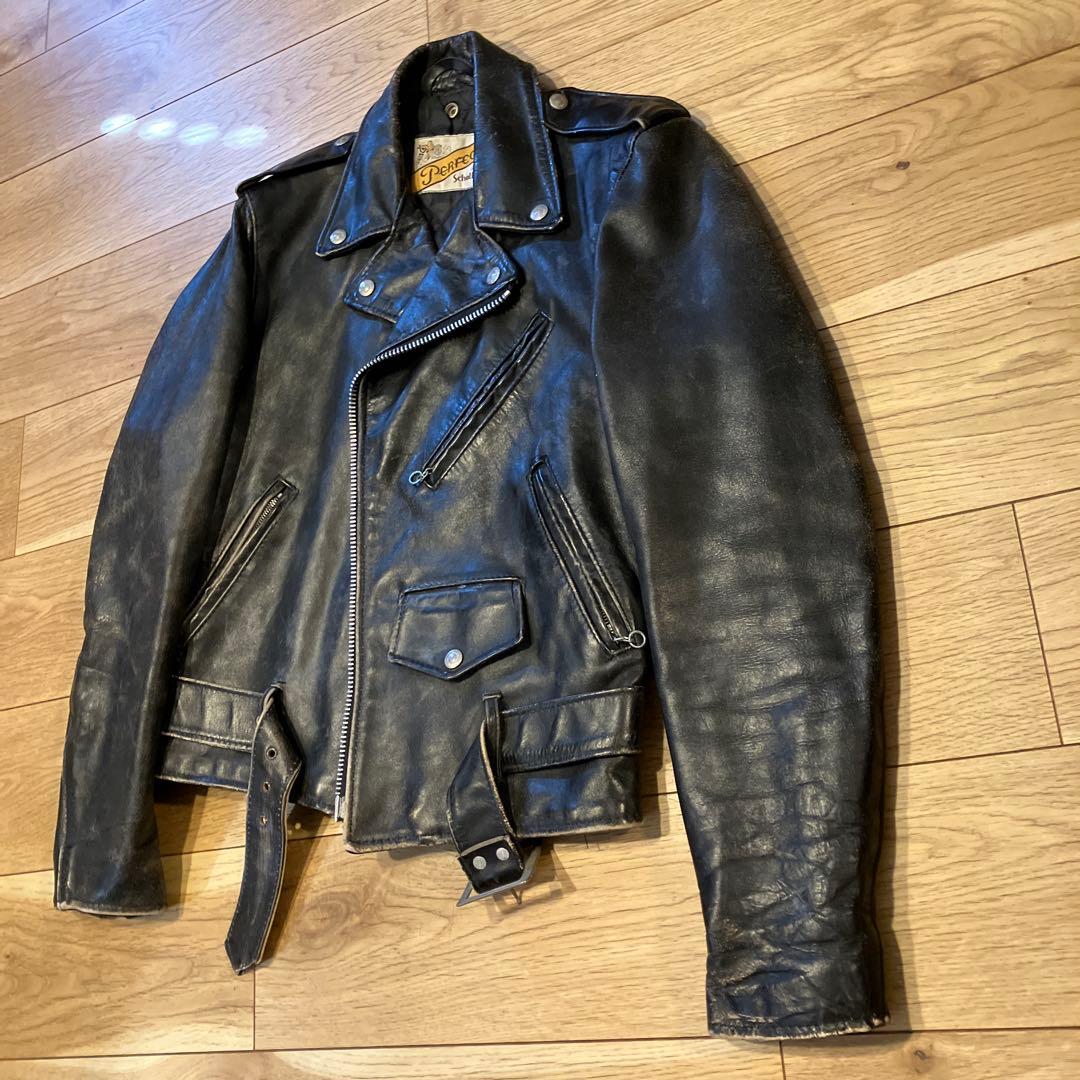 【schott】ショット　ダブルライダース　size36 バイカー後期　618