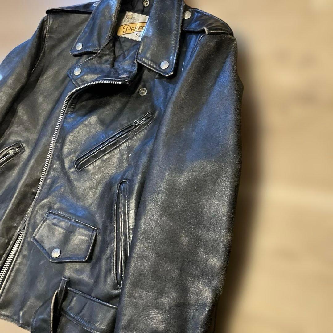 【schott】ショット　ダブルライダース　size36 バイカー後期　618