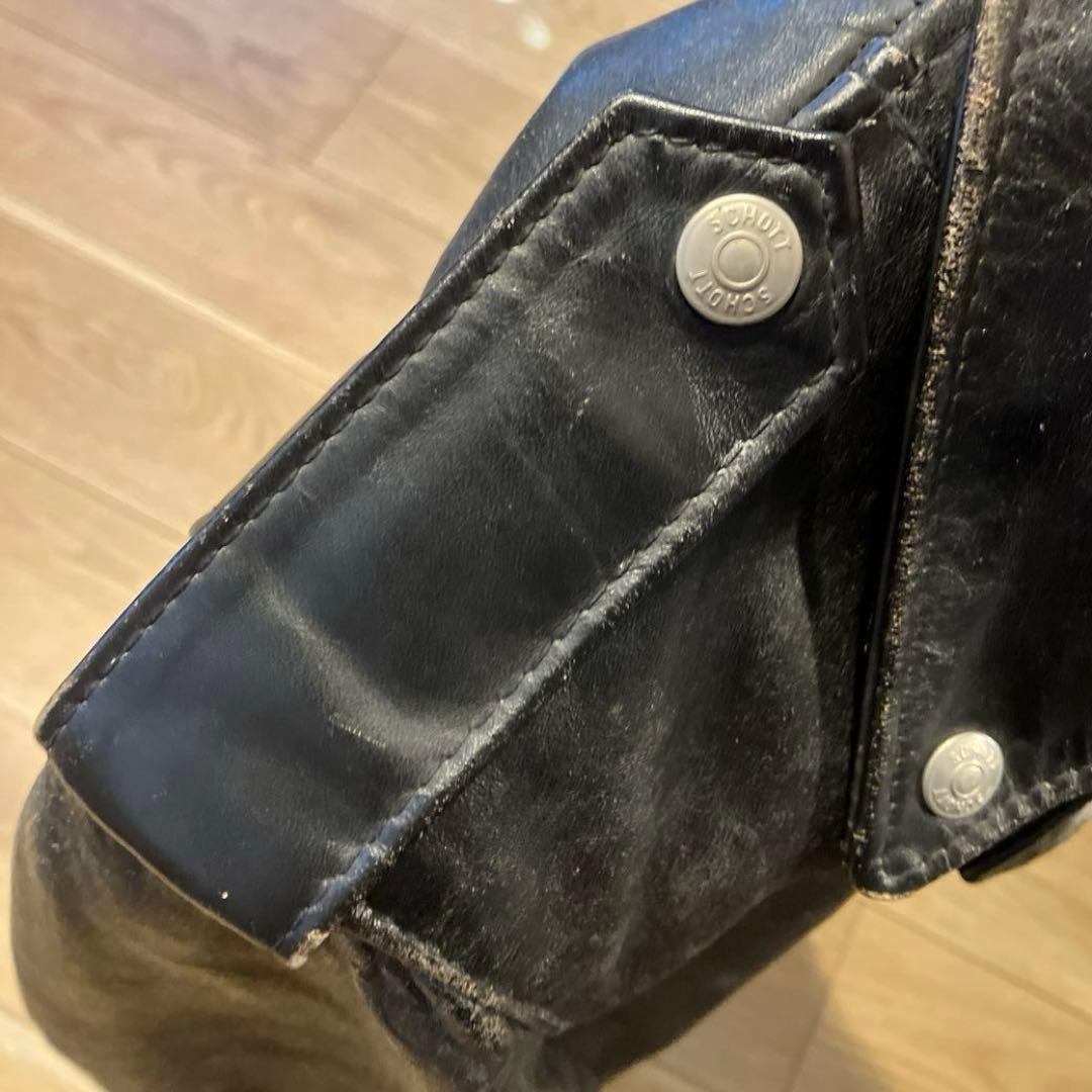 【schott】ショット　ダブルライダース　size36 バイカー後期　618