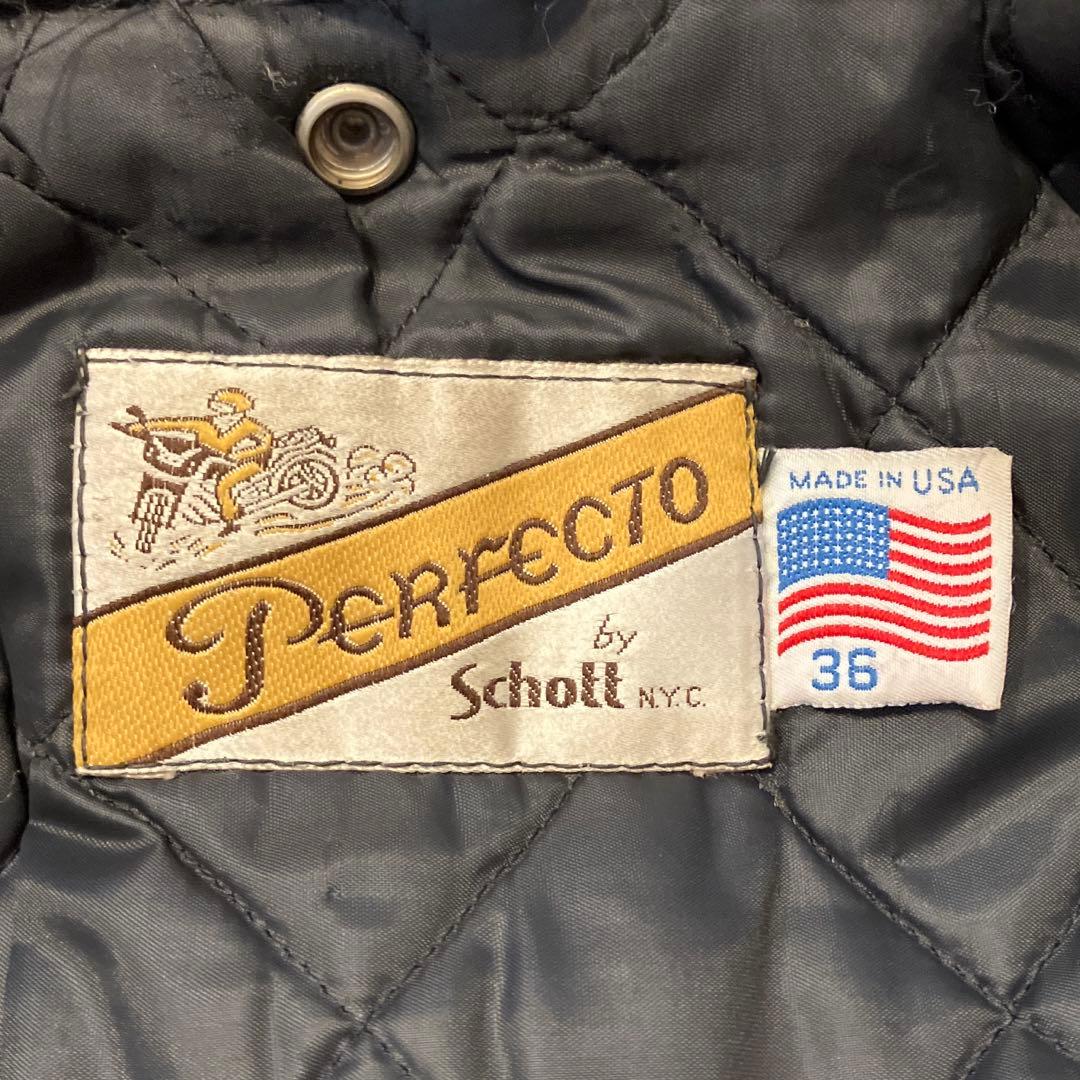 【schott】ショット　ダブルライダース　size36 バイカー後期　618