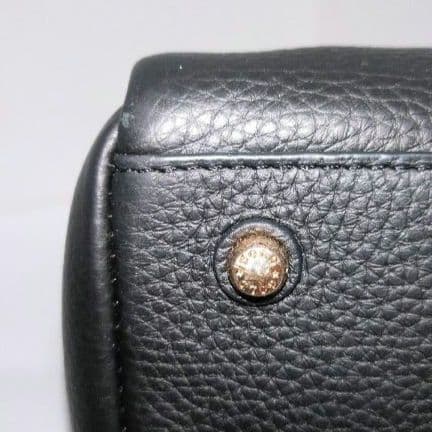 ✨新品未使用✨ココセリュックスゴールド　本革　トートバッグ　A4　ブラック