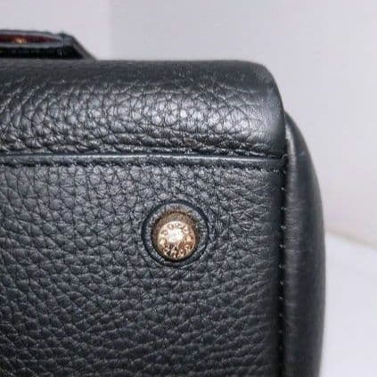 ✨新品未使用✨ココセリュックスゴールド　本革　トートバッグ　A4　ブラック