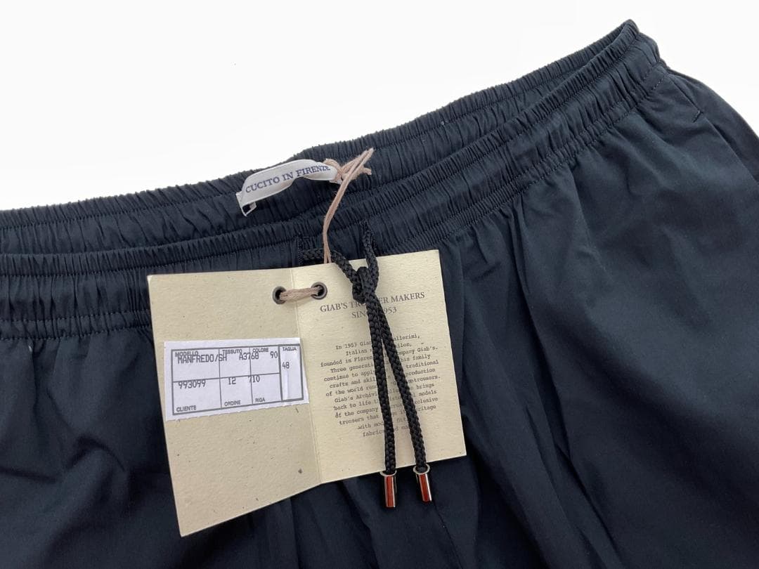 【新品】giab's ARCHIVIO ウエストシャーリングイージーショーツ