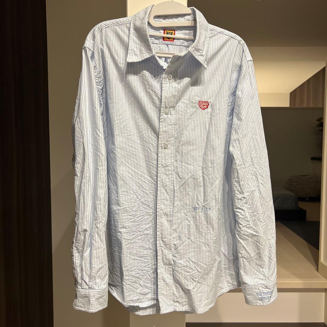 human made 刺繍 長袖シャツ