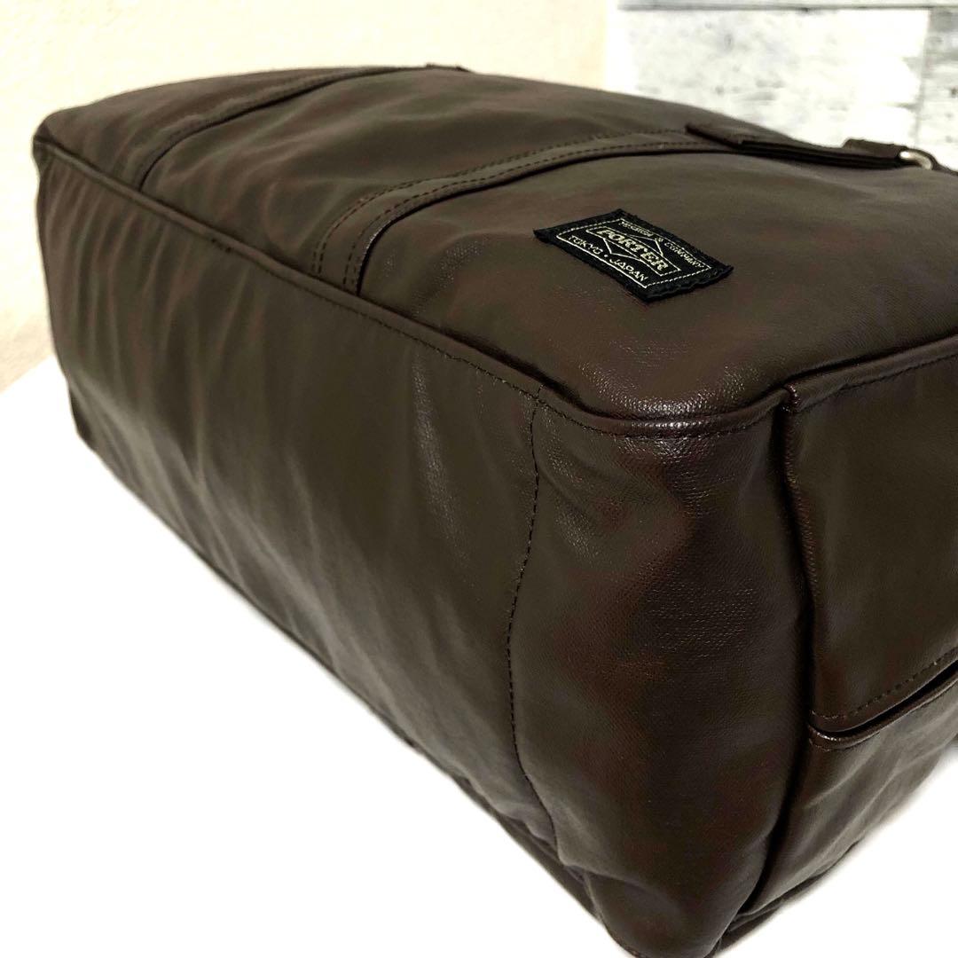 未使用級✨ポーター フリースタイル ボストンバッグ ブラウン 大容量 吉田カバン