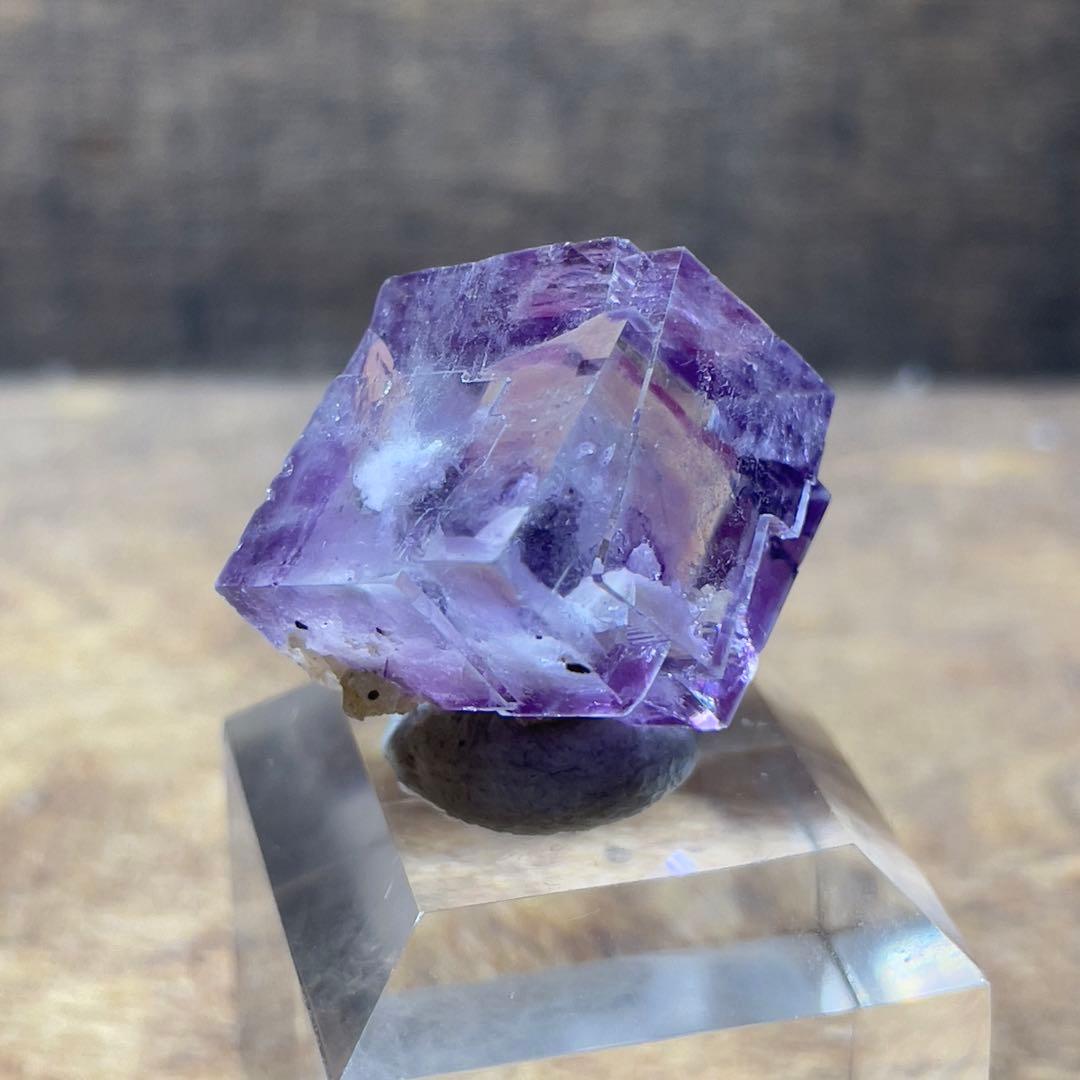 VIP-1003 中国　ヤオガンシャン産　フローライト原石＊ハイクリアパープル