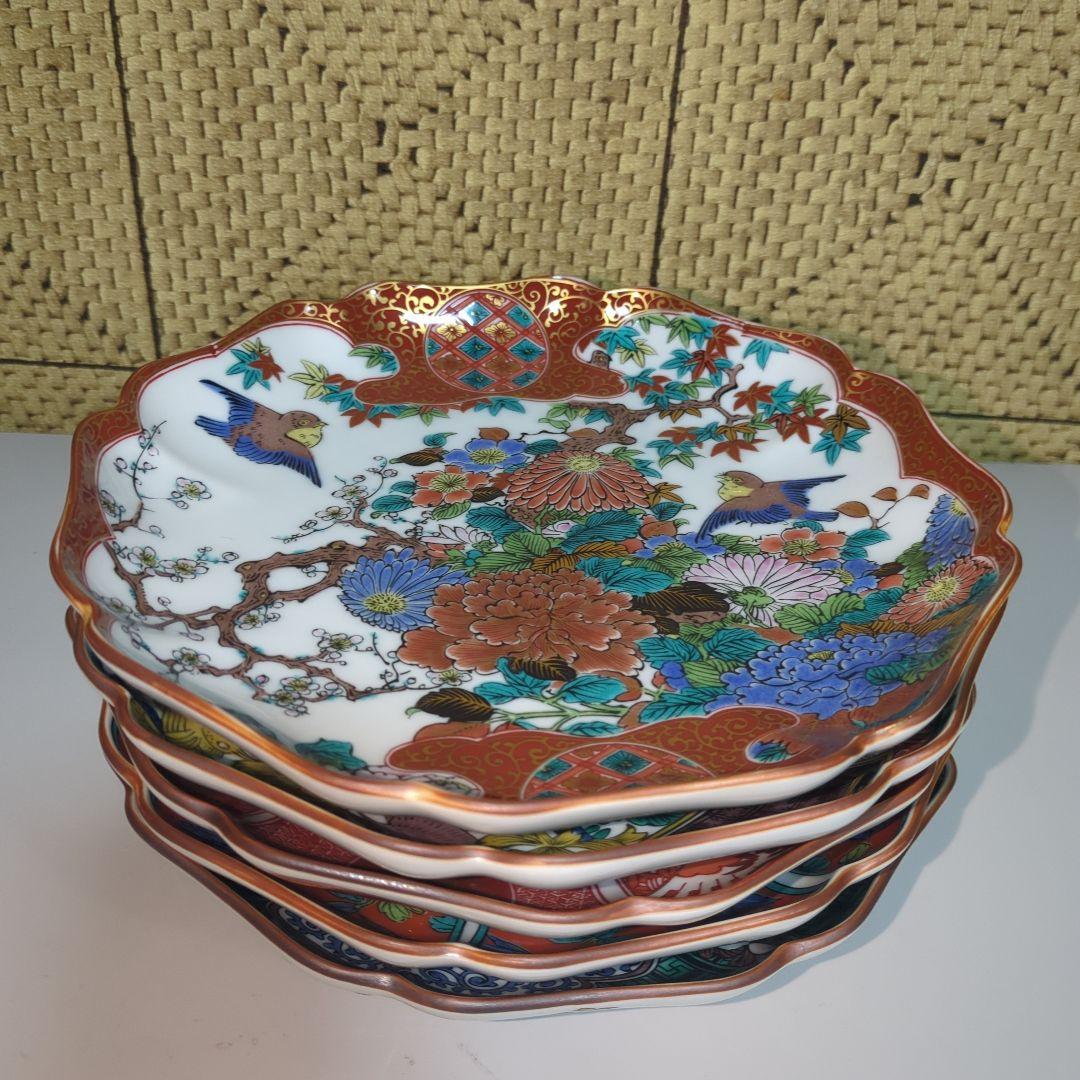 九谷焼　皿５枚セット