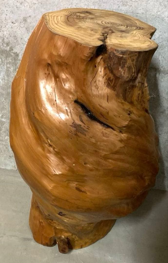 N3299 天然木 切り株 丸太 置物台