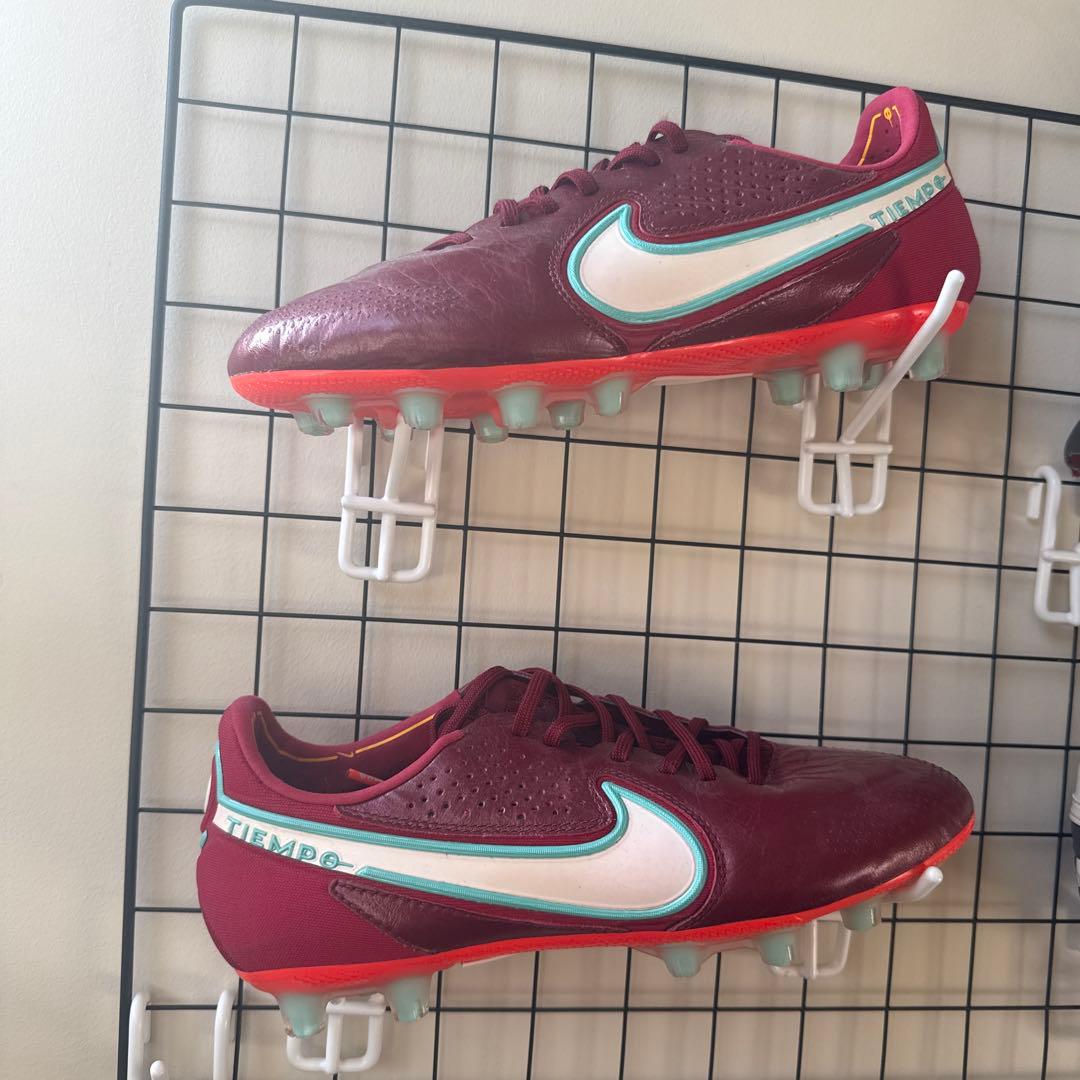NIKE TIEMPO 9 エリートHG バーガンディ　24.5cm