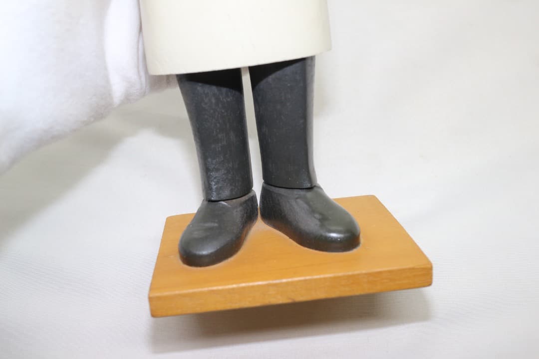 希少 ヴィンテージ ROMER 木彫り ドクター人形 イタリア製 約30cm