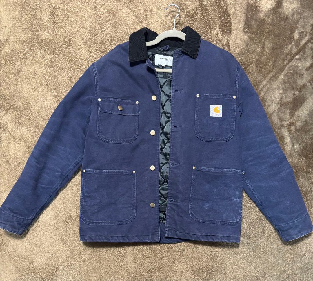 Carhartt ネイビー コットンジャケット