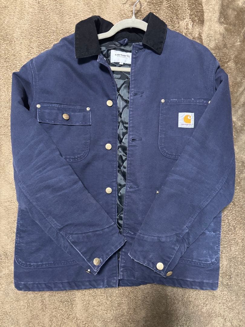 Carhartt ネイビー コットンジャケット