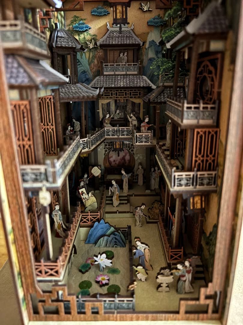 春暁の漢宮 ブックヌック オルゴール付き完成品 訳あり