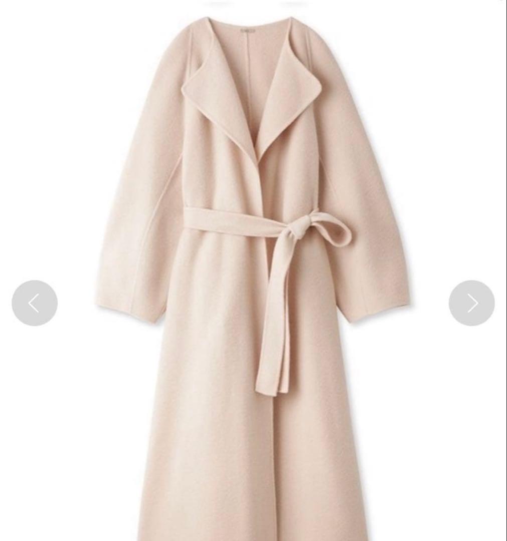 SNIDEL ウールロングコート　アイボリー