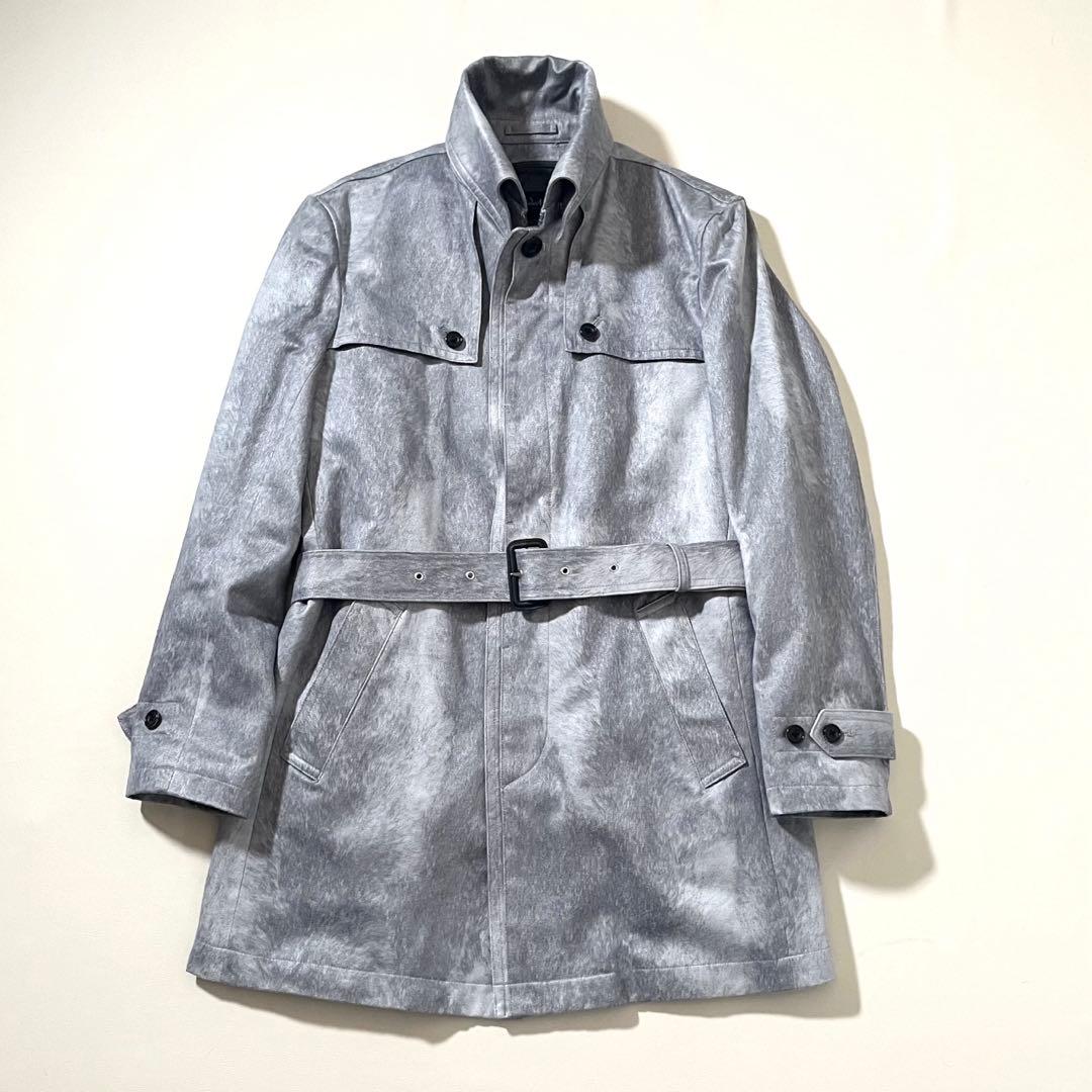 【未使用級】トルネードマート　T/C マイクロスエード 返し襟コート　ライナー付