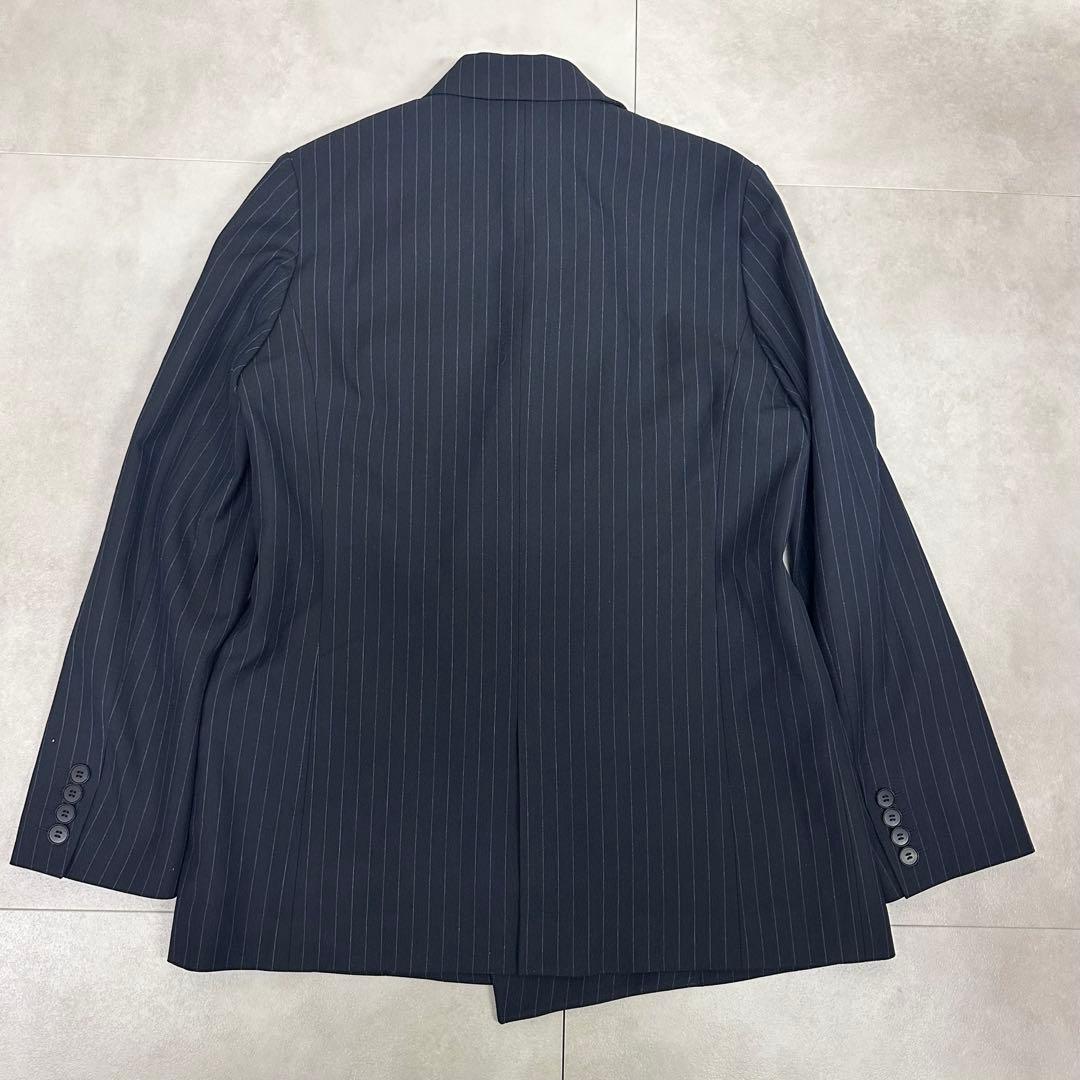 【スーツスクエア】新品 スーツ ウォッシャブル ストレッチ ピンストライプ