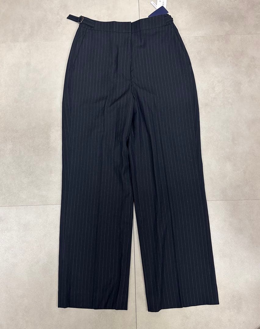 【スーツスクエア】新品 スーツ ウォッシャブル ストレッチ ピンストライプ