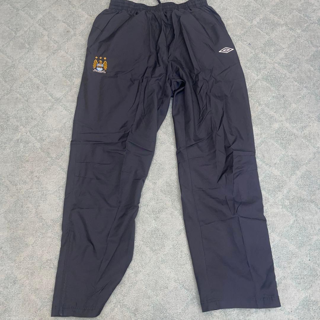 アンブロ マンチェスターシティー ナイロンジャケット XL グレー　セットアップ