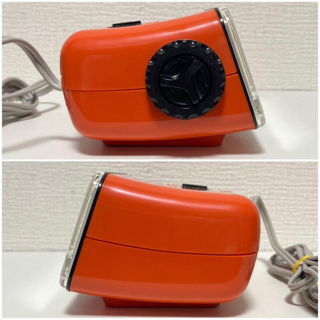 COPAL パタパタ時計 コパル 昭和レトロ 置き時計 デッドストック 貴重 橙