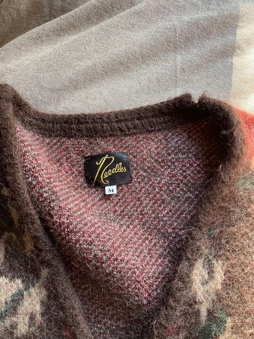 NEEDLES モヘアカーディガン　22AW
