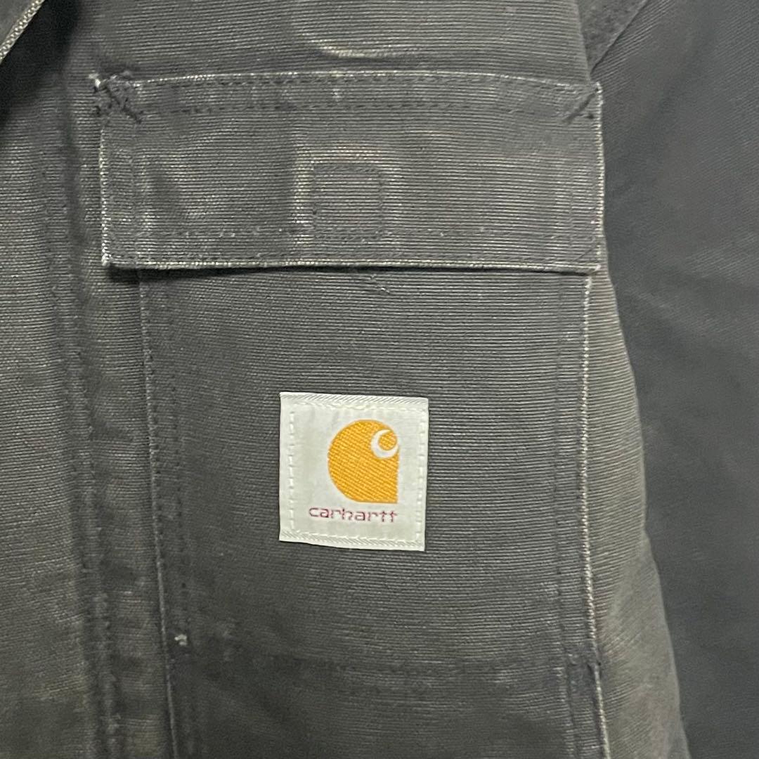 カーハート ジャケット 襟コーデュロイ ワンポイントロゴ