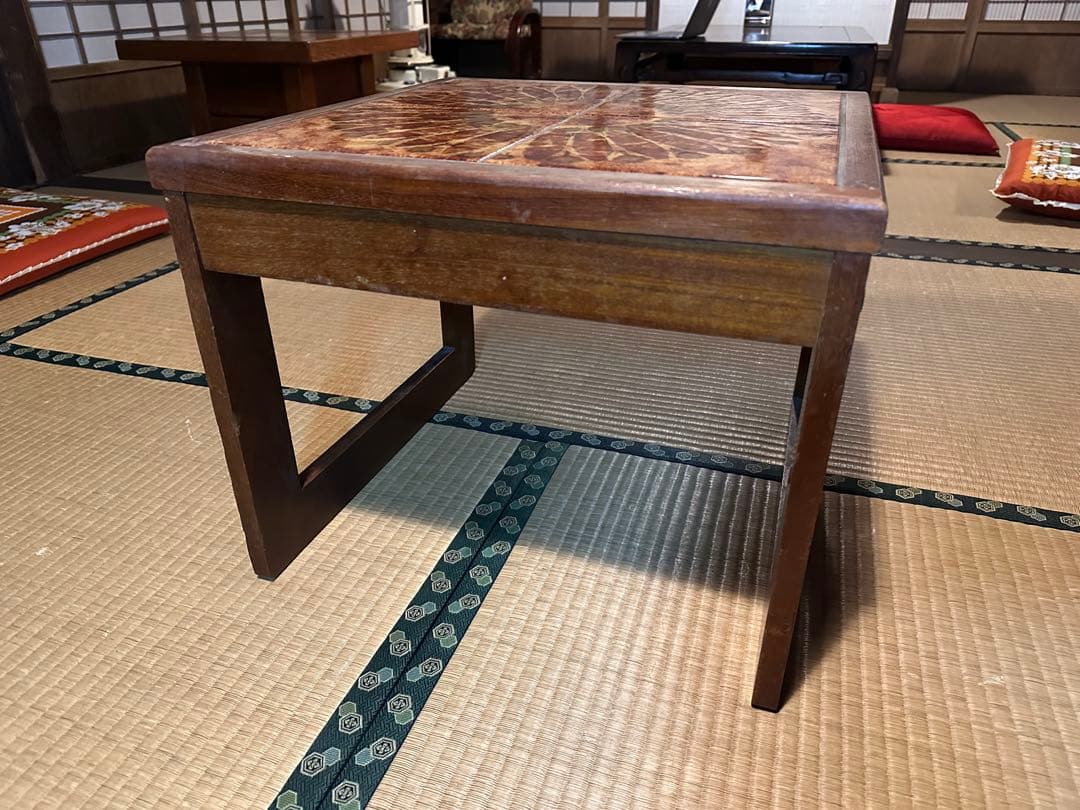 タイルトップテーブル、英国ヴィンテージ